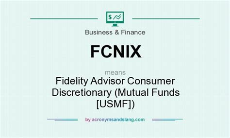 Fidelity Advisor Consumer Discretionary Fund .